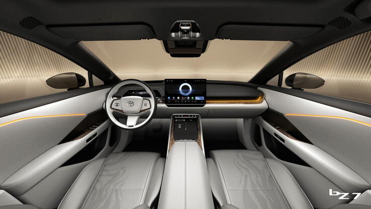 La berline électrique Toyota bz7. (Source de l'image : Toyota)