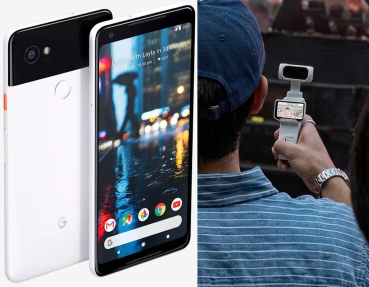 L'Insta360 Luna Ultra ressemble au Pixel 2 XL 