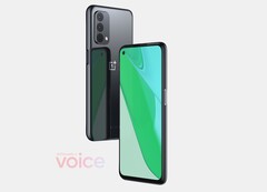 Le successeur du OnePlus Nord N10 5G en rendu. (Source : Voice)