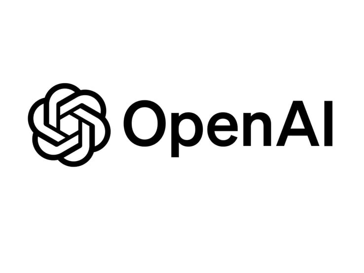 Logo de l'OpenAI en texte noir et symbole (Source de l'image : OpenAI)