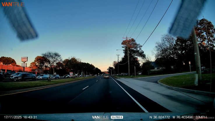 Capture d'écran de la caméra frontale Sunset