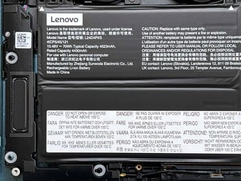 Informations sur la batterie