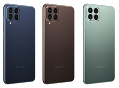 Le Galaxy M33 possède une batterie de 6 000 mAh et le même écran que le Galaxy M23. (Image source : Samsung)