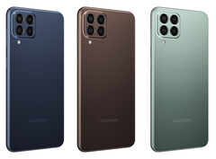 Le Galaxy M33 possède une batterie de 6 000 mAh et le même écran que le Galaxy M23. (Image source : Samsung)