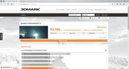 Spectre x360 13t - 3DMark 11.