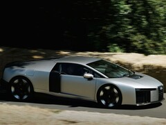 L'hypercar hybride Audi Nuvolari, produite en série limitée, au Festival of Speed de Goodwood