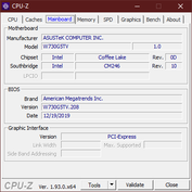 Carte mère CPU-Z