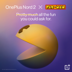 Le OnePlus Nord 2 x PAC-MAN Edition fera ses débuts le 15 novembre. (Image source : OnePlus)