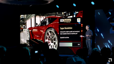 FSR Redstone apporte également la Super Resolution basée sur la ML. (Source de l'image : AMD)