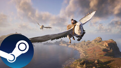 Capture d'écran de Hogwarts Legacy montrant les mécanismes de déplacement du jeu. (Source de l'image : Steam - Modifié)