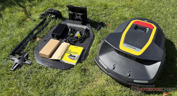 Contenu de la livraison de la tondeuse robot RTK Kärcher RCX 6