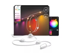 Philips Hue a lancé les guirlandes lumineuses permanentes Festavia (photo) en Europe. (Source : Philips Hue)