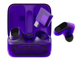Les écouteurs Glass Purple Sony Inzone Buds ont un design translucide.