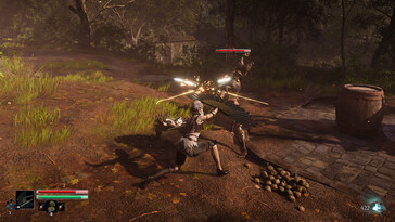 Une image montrant un combat dans Steelrising.