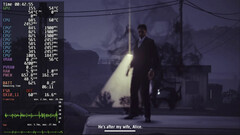 DroidDeck 0.3.0 faisant tourner Alan Wake's American Nightmare avec l’overlay de performances Steam visible.