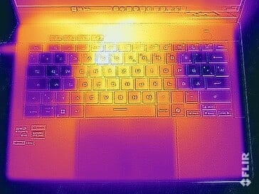 Test de résistance aux températures de surface (en haut)