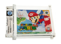 Cet exemplaire de Super Mario 64 est désormais le jeu vidéo le plus cher du monde (Image : Heritage Auctions)