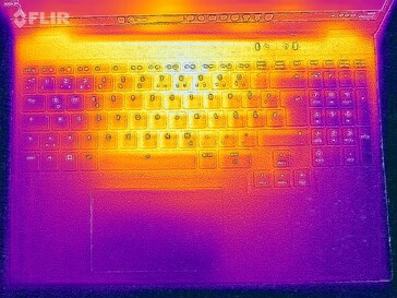 Test de résistance à la température de surface (face supérieure)