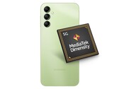 Le Samsung Galaxy A14 utilise un SoC Mediatek MT6769 Helio G80. (Source : Samsung/MediaTek/édité)
