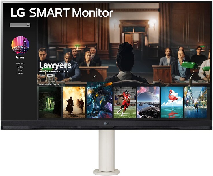 Le LG Smart Monitor peut être utilisé en mode paysage ou...