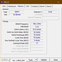 Mémoire CPU-Z