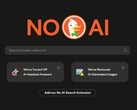 Le panneau "No AI" de DuckDuckGo est bien visible sur le moteur de recherche