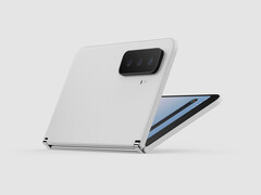 Le Microsoft Surface Duo 2 devrait être doté d'un grand boîtier de caméra arrière, à l'image de nombreux autres smartphones modernes. (Image source : Jonas Daehnert & Windows United)