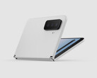 Le Microsoft Surface Duo 2 devrait être doté d'un grand boîtier de caméra arrière, à l'image de nombreux autres smartphones modernes. (Image source : Jonas Daehnert &amp; Windows United)