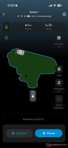 Cartographie automatique de l'Eufy C15