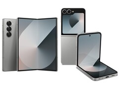 Samsung Galaxy Z Fold6 (à gauche) et Z Flip6 (à droite). (Source de l'image : Amazon)