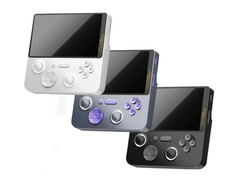 Le GameMT E5 Ultra est un ordinateur de poche rétro inhabituel, doté d'un boîtier beaucoup plus large et plus court que la plupart des autres. (Source de l'image : GameMT)