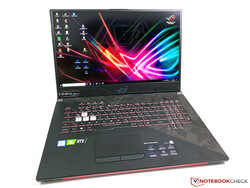 En test : l'ASUS ROG Strix Scar II GL704GW. Modèle de test aimablement fourni par ASUS Allemagne.