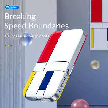 ORICO lance des SSD portables avec des boîtiers uniques, inspirés de Mondrian...