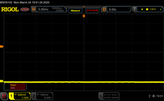 0/10 luminosité : PWM avec une fréquence de 480 Hz