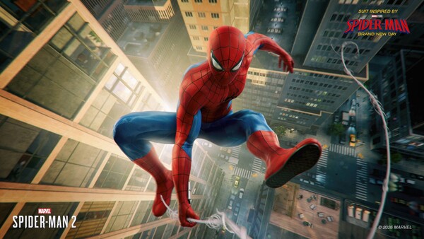 Le costume « Fresh Start » de Spider-Man porté par Peter Parker dans Spider-Man 2.