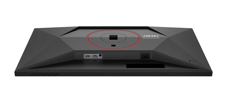 Le moniteur est dépourvu de fonctions telles qu'un hub USB (Source de l'image : AOC)
