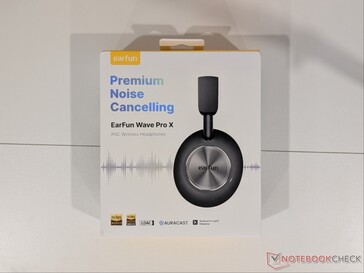 Emballage de vente au détail des écouteurs EarFun Wave Pro X.