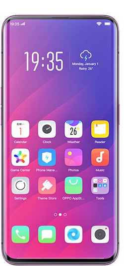 En test : le Oppo Find X. Modèle de test fourni par tradingshenzhen.