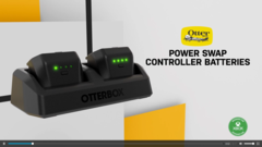 Le nouveau système de batterie du contrôleur Power Swap. (Source : Otterbox)