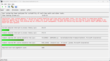 LatencyMon - vue d'ensemble