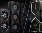 AMD et Nvidia devraient bientôt sortir les successeurs de leurs gammes de GPU de génération actuelle. (Image source : AMD/Nvidia - édité)