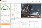 Fire Strike (fonctionnement sur secteur, performance)