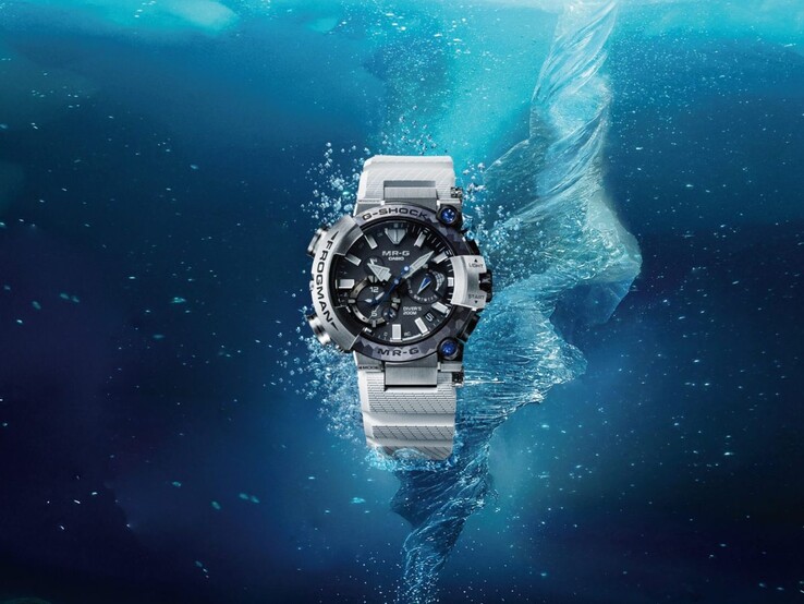 La montre Casio G-Shock MR-G Frogman MRG-BF1000EB-1A