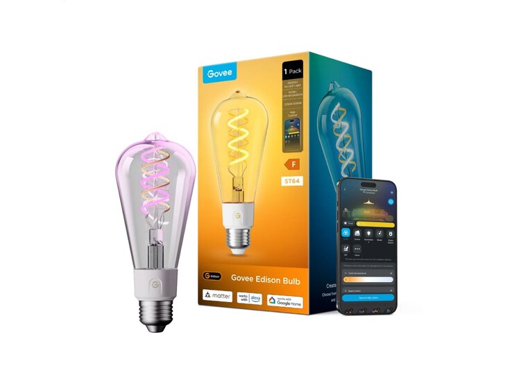L'ampoule Govee E27 Smart Edison Light Bulb 500lm pour l'UE