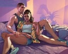 Illustration officielle de GTA 6 montrant les deux protagonistes Jason et Lucia. (Source de l'image : Rockstar)