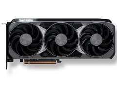 Rendu d&#039;artiste de la Radeon RX 9070 XT d&#039;AMD (Source : AMD)