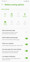 Asus ZenFone 5Z - Options d'économie d'énergie.