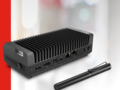 Le mini PC ThinkEdge SE30 de Lenovo est idéal pour les kiosques et les distributeurs automatiques de billets pour la vente au détail intelligente ou la surveillance des dispositifs médicaux dans le domaine des soins de santé. (Source de l'image : Lenovo)