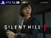 Bannière Silent Hill f avec le logo PS5 Pro amélioré (Source de l'image : Konami, Sony PlayStation avec modifications)