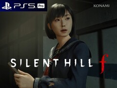 Bannière Silent Hill f avec le logo PS5 Pro amélioré (Source de l&#039;image : Konami, Sony PlayStation avec modifications)